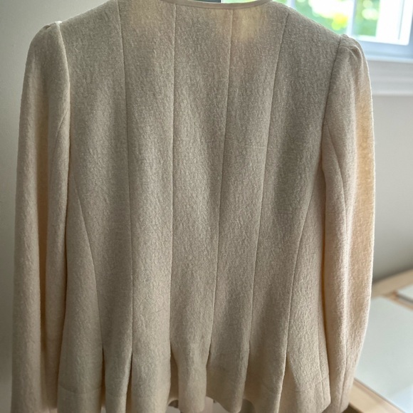 Anthropologie Elevenses Pleated Blazer Size 0 - Picture 2 of 7